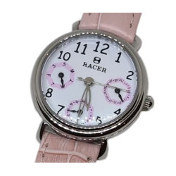 Reloj Racer Mujer Esfera Blanca y detalles Rosa 0101P29701A-2