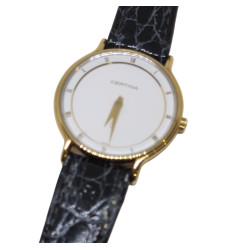 Reloj Certina Mujer Correa Piel Gris 26.5 mm Swiss Made Original