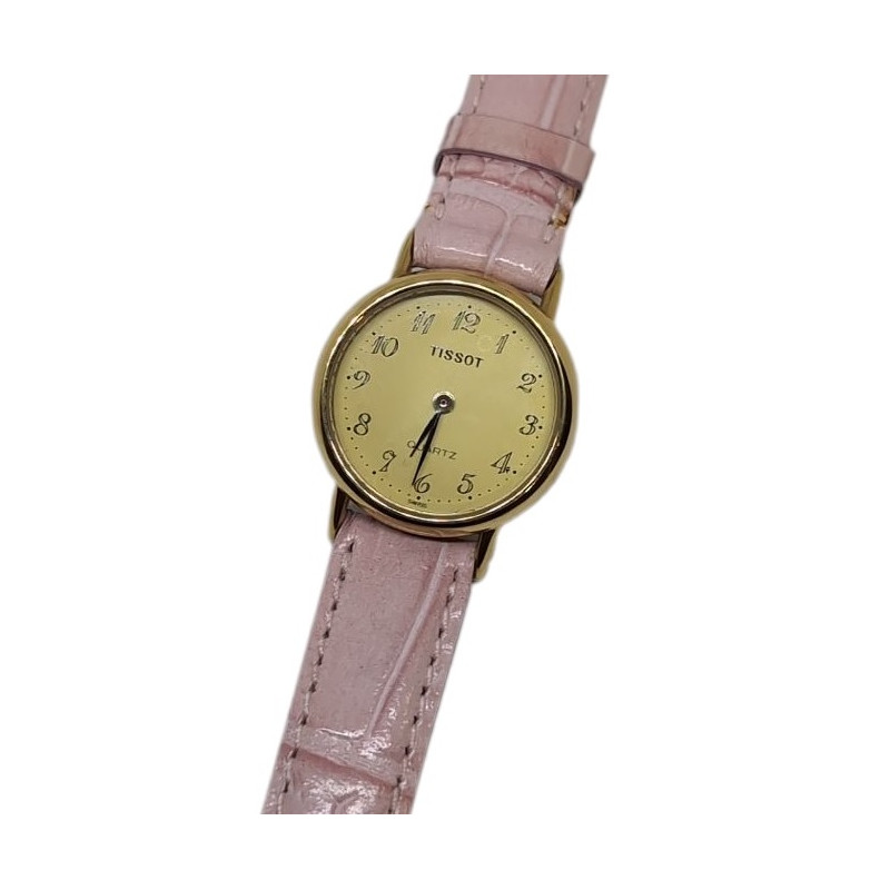 Reloj Tissot Mujer 2302032 Correa Color Rosa Chapado Pvd 22 MM