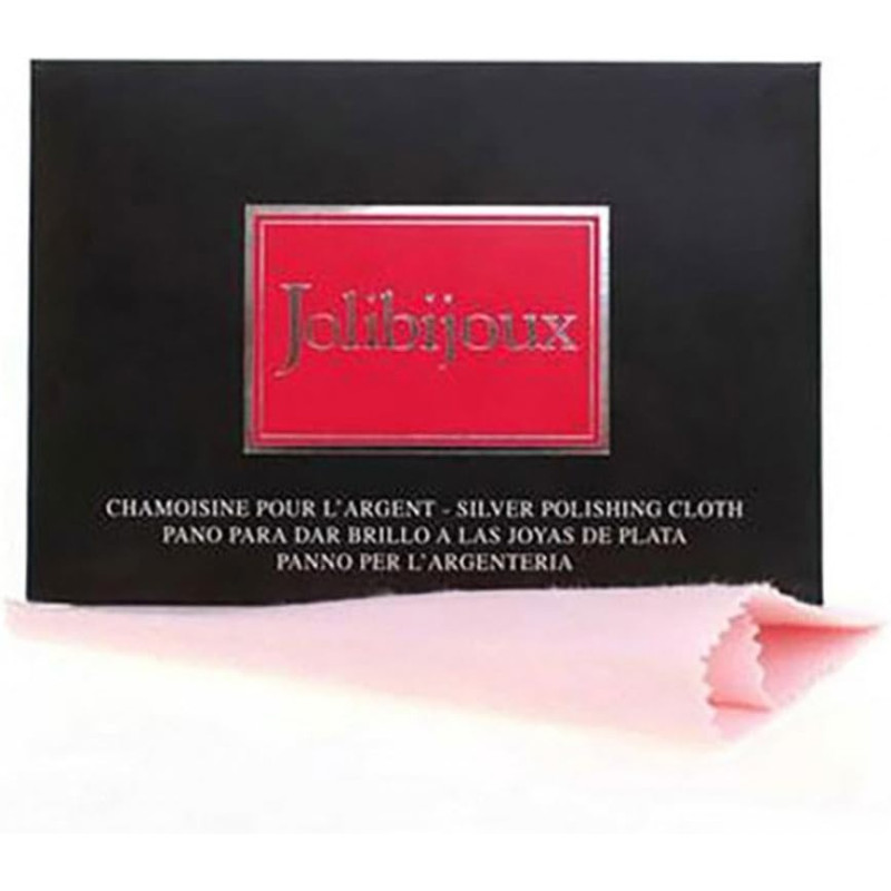 Gamuza Para Limpiar Plata Y Plateados, Color Rosa