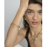 Pulsera Acero Ip Dorado Concha Mujer 14273p01012
