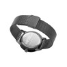 Reloj Mark Maddox Hombre Acero IP Negro 41mm Tres Agujas Malla Milanesa Greenwich