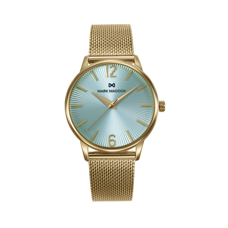 Reloj Mark Maddox Mujer Dorado Esfera Color Verde mm1030-65