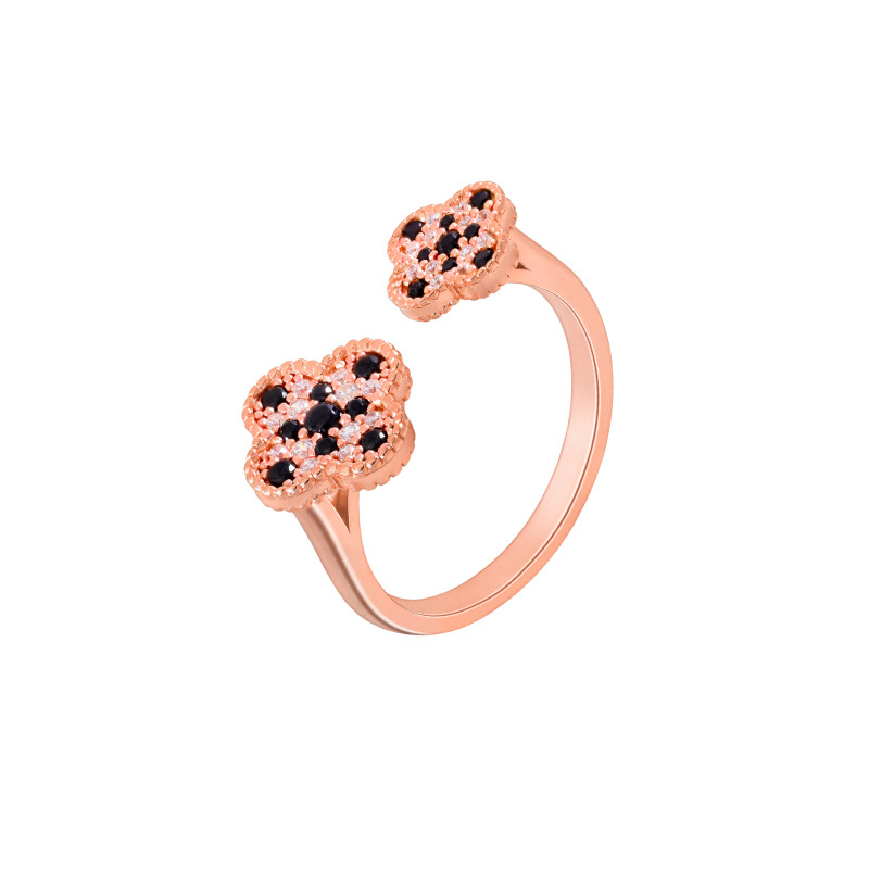 Anillo Marea Mujer Plata Rosa D02806/az14