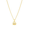 Collar Mujer Corazon Dorado D02607/az