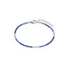 Pulsera Mujer Acero Marea C02303/ak Piedras Azules y Blancas