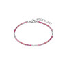 Pulsera Acero Mujer Marea C02303/aj Circonitas Rosas y Blancas