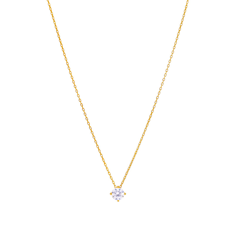 Collar Mujer Plata Dorada Marea D03807/ax