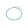 Pulsera Marea Mujer Acero C02303/ac Piedras Azul Claro
