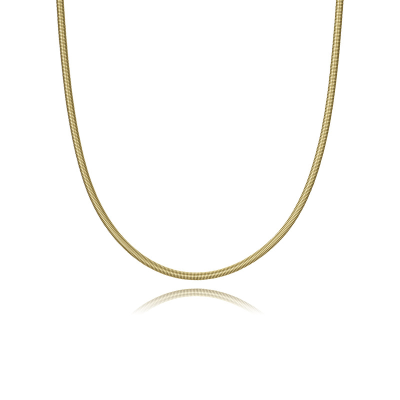 Collar Acero Titanio Viceroy Dorado Mujer Largo 40+5cm Cadena