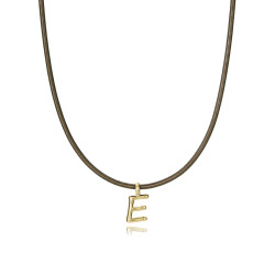 Collar Acero Titanio Marron Viceroy Mujer Joven Largo 45+5cm