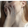 Pendientes Plata  Viceroy Mujer Tira de Circonitas Largos Joven Fiesta Novia