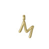 Letra M Viceroy Acero Dorado Inicial  15200m01012m Mujer Joven Sin Cadena