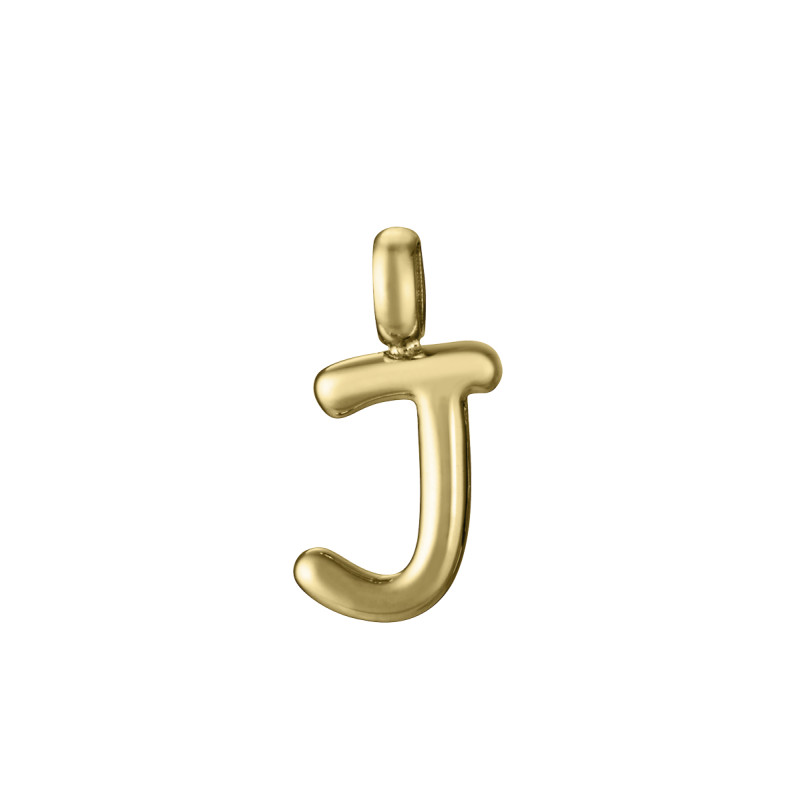 Letra J Viceroy Acero Dorado Inicial 15200m01012j Mujer Joven Sin Cadena