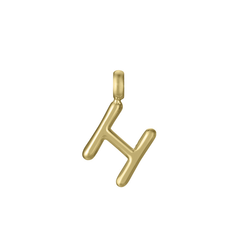 Letra H Viceroy Inicial Acero Dorado15200M01012H Joven Mujer Sin Cadena