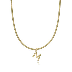 Letra B Viceroy Inicial Acero Dorado 15200M01012B Joven Mujer Sin Cadena