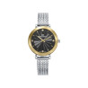Reloj Mark Maddox Mujer Acero MM1034-57 Alfama 50M Bisel Dorado Esfera Negra