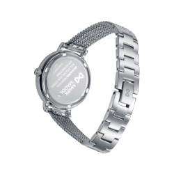 Reloj Mark Maddox Mujer Acero MM1034-07 Alfama 50M Índices Plateados y Circonitas