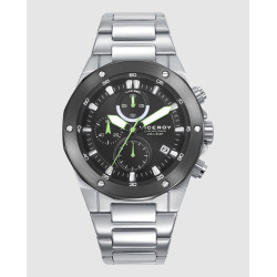 Reloj Viceroy Hombre Acero IP Gris 46853-57 Heat Cronógrafo 200M