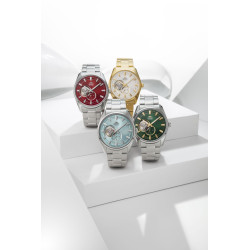 Reloj Orient Hombre Automático 147-RA-AR0007S30B Calibre F6S22 Semi Skeleton Esfera Plata