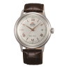 Reloj Orient Hombre Automático 147-TAC00008W0 Calibre F6724 Esfera Blanca Correa de Piel