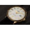 Reloj Orient Hombre Automático FAC00003W0 Esfera Gris Correa de Cuero Marrón 50M
