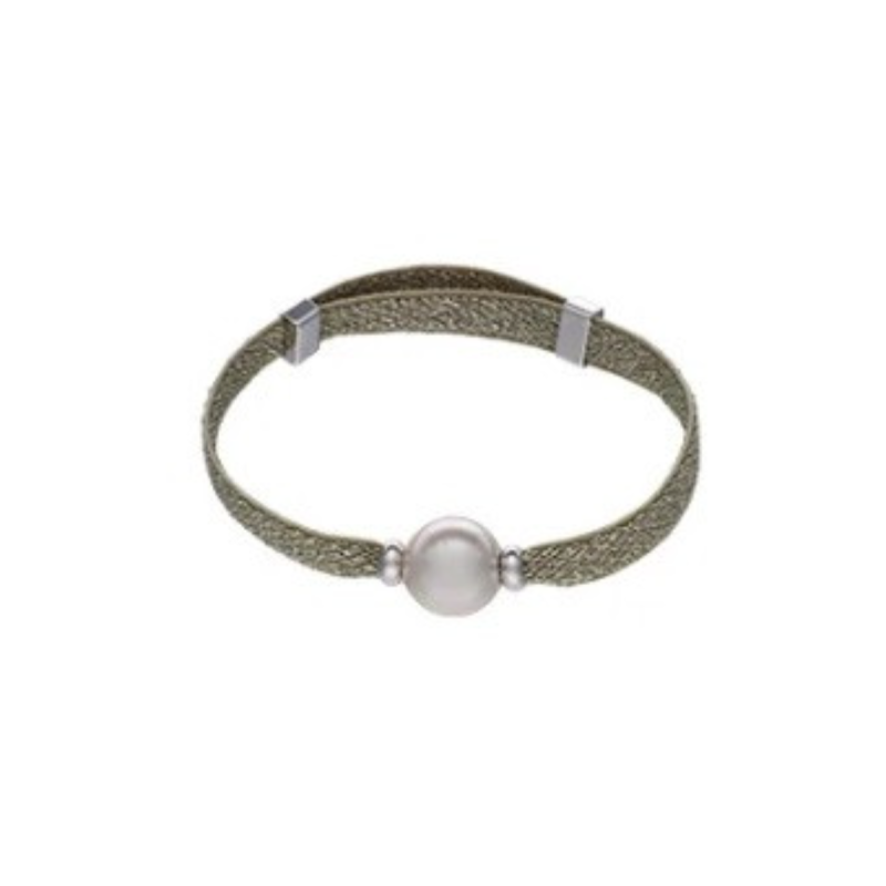 Pulsera Majorica Elastica Circa Verde Perla 17184.01.2.b00