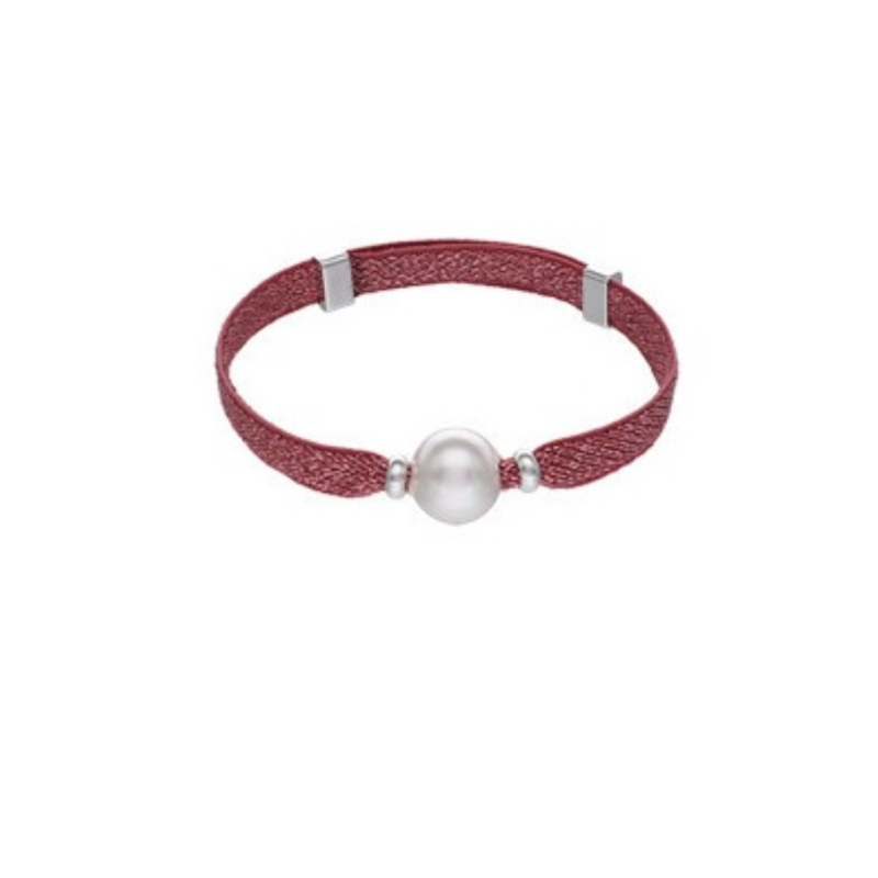 Pulsera Majorica Elastica Circa Magenta Perla 17182.01.2.b00