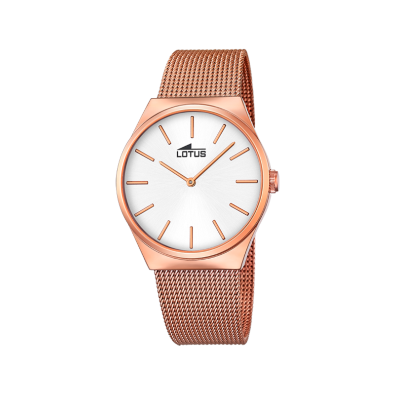 Reloj Lotus hombre 18286/1 pulsera y caja rosa malla