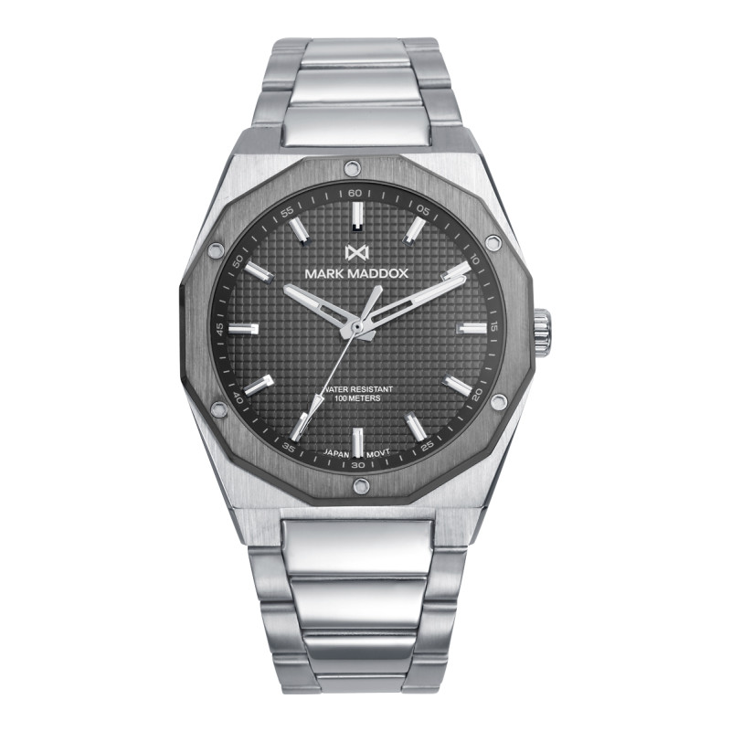 Reloj Mark Maddox Hombre Acero IP Gris 37 mm Hm1030-17