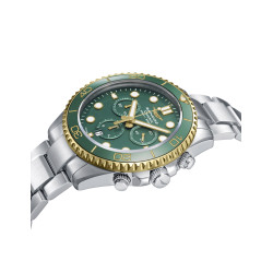 Reloj Sandoz Hombre Diver 83021-67 Acero Esfera Verde 42 mm – Cronógrafo Deportivo Swiss Made 20 ATM