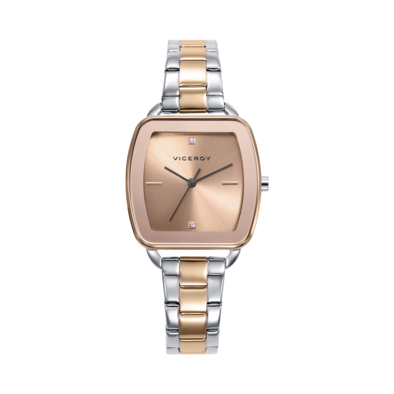 Reloj Viceroy Mujer Acero Bicolor IP Rosa 30x38 mm – Elegante Analógico Cuarzo