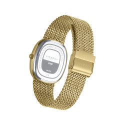 Reloj Viceroy Mujer Acero IP Dorado Esfera Verde 31 mm – Elegante Cuadrado Cuarzo