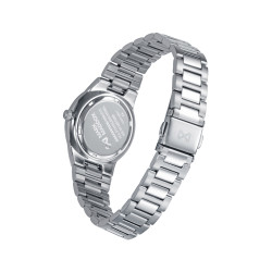 Reloj Mark Maddox Mujer Acero MM1031-07 con Esfera Blanca, Brazalete Metálico y Movimiento de Cuarzo