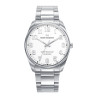 Reloj Mark Maddox Hombre Acero HM1029-05 con Esfera Blanca, Brazalete Metálico y Movimiento de Cuarzo