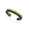 Pulsera Viceroy Mujer Acero 14347P01010 IP Dorado y Negro Bicolor Rígida 6 cm