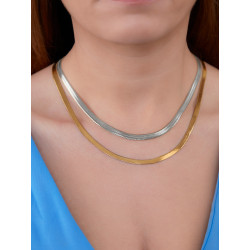 Cadena Marea Mujer Estilo Egipcio Acero 40+5 cm x 5 mm – Modelo C01704/AC