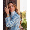 Reloj Viceroy Mujer 401268-33 Bicolor Esfera Azul