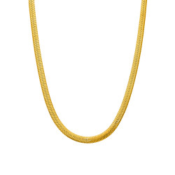 Collar Marea Mujer Cadena Egipcia Dorada C02704/AD