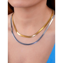 Collar Marea Mujer Cadena Egipcia Dorada C02704/AD