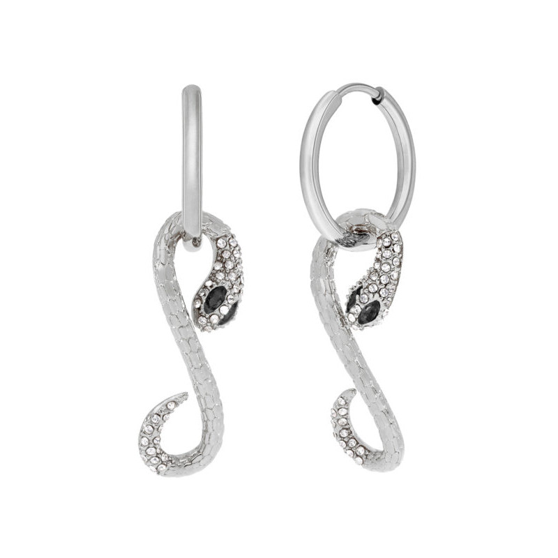 Pendientes Marea Mujer Aro Snake con Circonitas C03101/AA