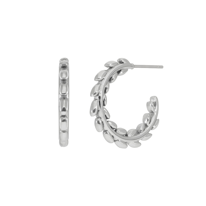 Pendientes Marea Mujer Acero Aro Espiga C02701/AZ