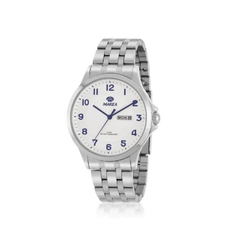 Reloj Marea Mujer Acero 36201/1 - 3 Agujas, Bisel Plateado