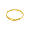 Pulsera Marea Mujer Circonitas Dorada Acero 17,5 cm C03103/AF