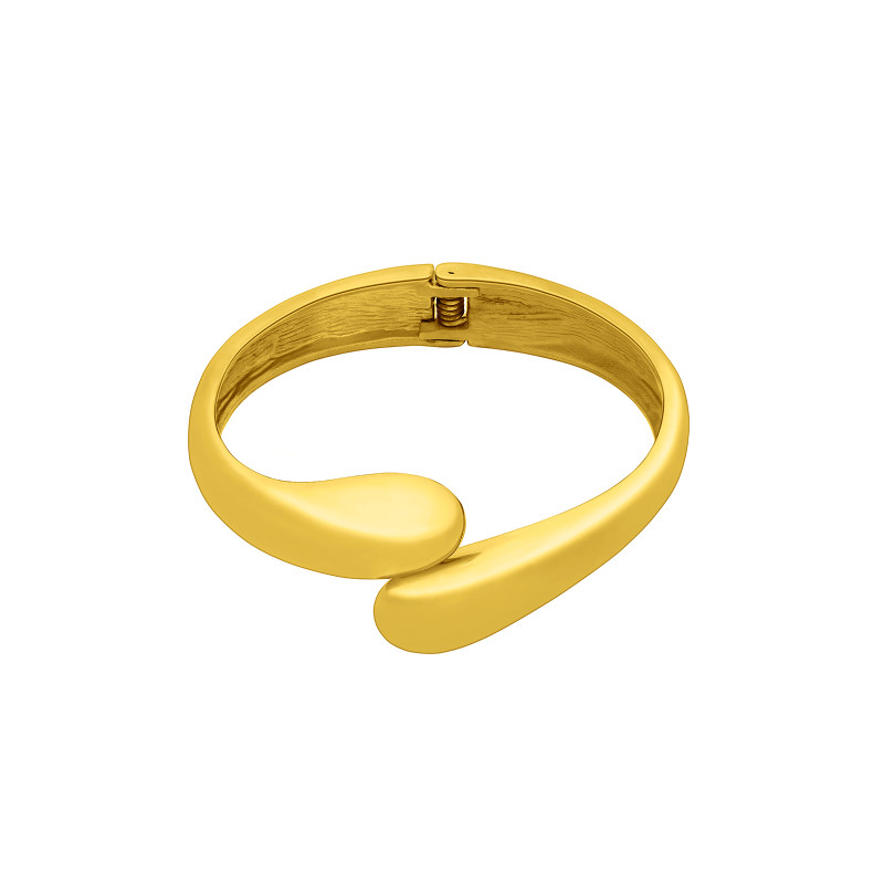 Brazalete Marea Mujer Dorado Abierto Acero Irregular C03103/AH