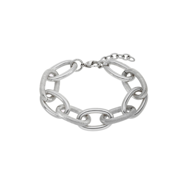 Pulsera Marea Mujer Acero C03103/AI Eslabones Brillo y Mate