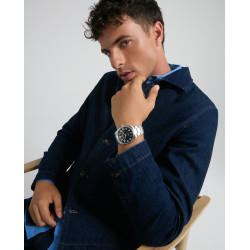 Reloj Mark Maddox Hombre Acero Esfera Negra 41 mm – Cuarzo Analógico 3 Agujas 5 ATM HM1029-55