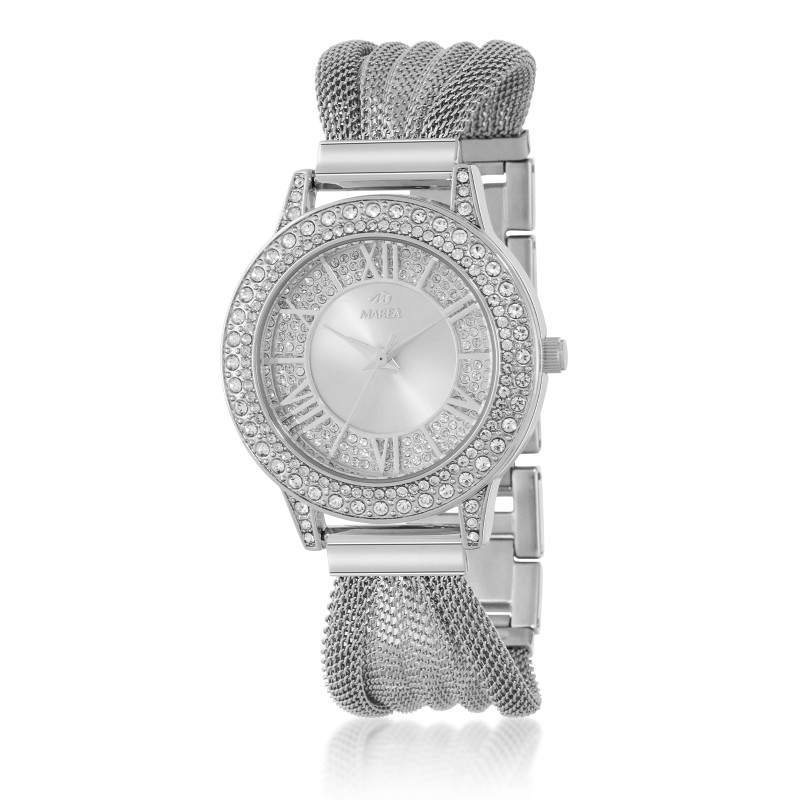 Reloj Marea Mujer Metal y Acero Esfera con Circonitas 36 mm – 3 Agujas 5 ATM B41426/1