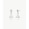 Pendientes Majorica Perla 8mm Drop Plata de Ley Rodiada – Diseño Corto con Perla Blanca