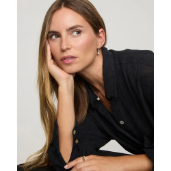 Collar Majorica Perla 10mm Drop Plata de Ley Rodiada – Cadena 40cm con Alargador